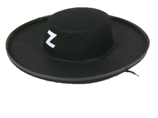 KOSTÝM ZORRO, ČIERNA, 50-54CM