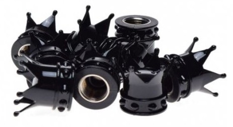 Čiapočky ventilov motocykla BLACK CROWN