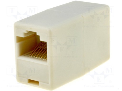 Adaptér zástrčky hlavne RJ45 8p8c