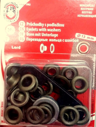 Kožené očká 13 x 7 mm pre vlastnú montáž