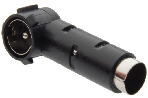 5x ISO-DIN rádiový anténny adaptér, uhlový