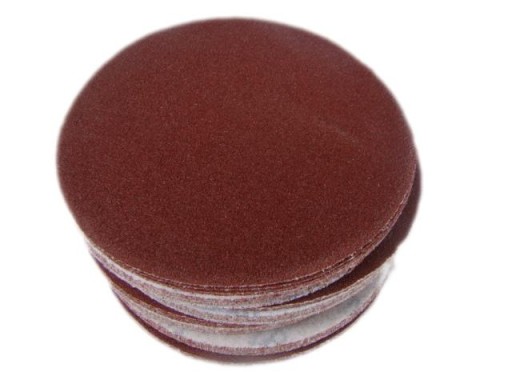 KOTOÚČ BRÚSNEHO PAPIERA SO VELCRO 125MM (10 KS) K-CE