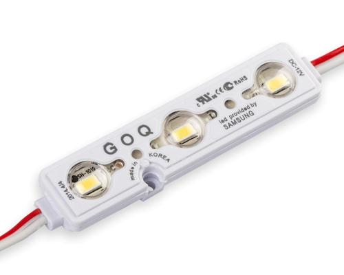 SAMSUNG LED modul 3x 5630 1W GOQ IP68 Cold 10000K
