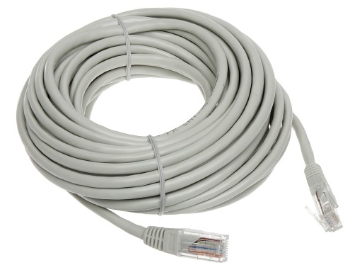 PATCHCORD RJ45/10-GREY UTP cat.5e GREY 10m ABCV