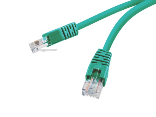 Patchcord GEMBIRD RJ45 sieťový kábel cat.5e 0,5M zelený