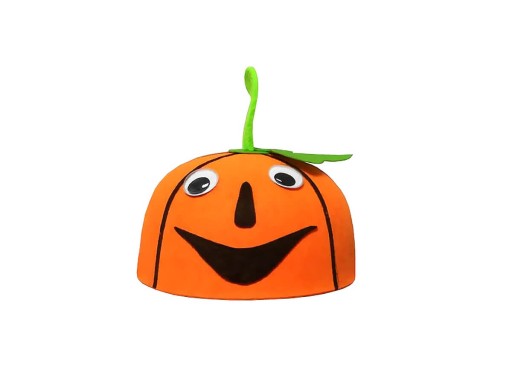 PLSTENÝ KLOBÚK oranžová TEKVICA NA HALLOWEEN