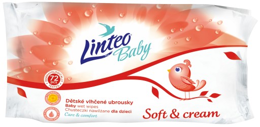 LINTEO VLHČENÉ UBROUSKY PRE DETI 72 KS