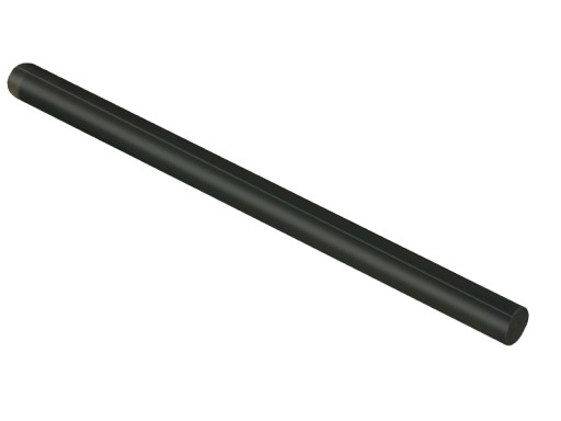 Čierna kazeta na lepidlo fi 11x200mm K0500