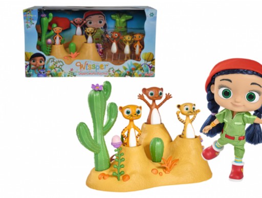 WISSPER SÚPRAVA POSTAVIEK PÚŠŤNY SVET + 3 MEERCATS