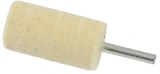 Leštiaci plstený kotúč na stopke 30x50 mm