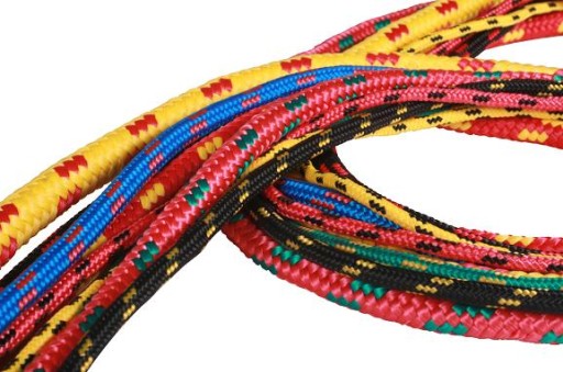 10 mm pletené polypropylénové plachetnicové lano