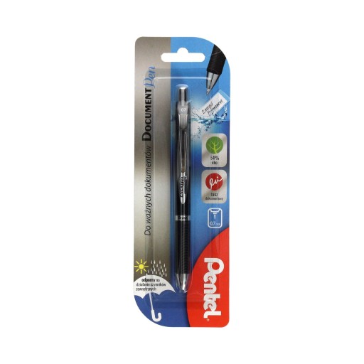 Roller pero PENTEL BLP77 DocumentPen, čierne 0,7