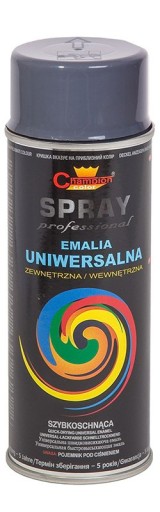 Lak na emailovú farbu v spreji Ral7024 tmavosivá Cha
