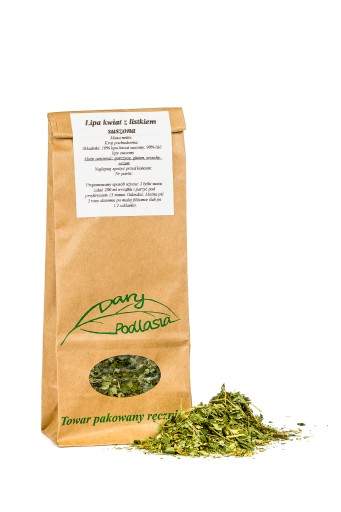 Lipový kvet s lipovým listom - 200g - Dary Podlasie