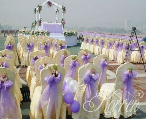 Organza hladká 36cm svetlozelenáORP-102