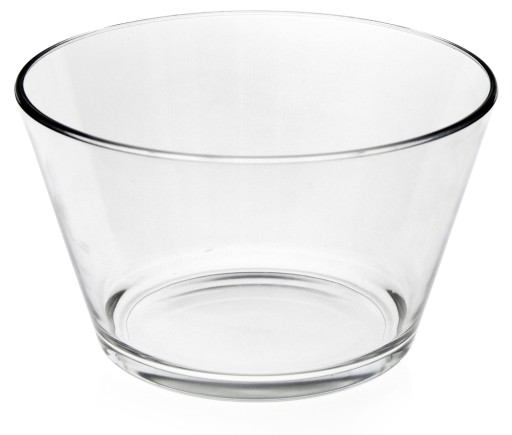 Malá sklenená miska na šalát KROSNO Basic Glass 13cm