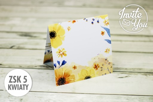 Svadobné oznámenia ZSK5 Flowers + príloha ZDARMA
