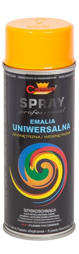 Lak na emailovú farbu v spreji Ral 1023 Champion Yellow