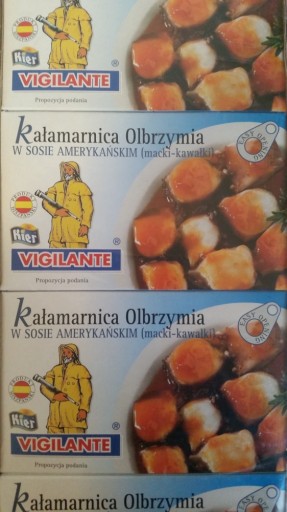 Obrie chobotnice v americkej omáčke 115g Kier