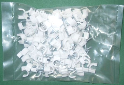 Kruhový držiak kábla 5 mm krútený pár KN5 100ks (0390