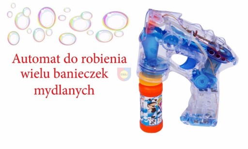 MYDLOVÁ BUBLINA STROJOVÁ BUBBLE pištoľ E0235 EMAJ