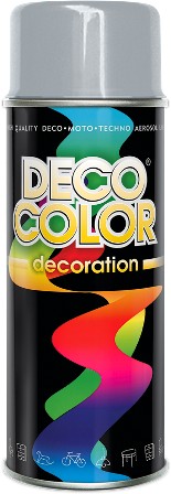 DECO COLOR FARBA LAK RAL 7001 SPREJ 400ml
