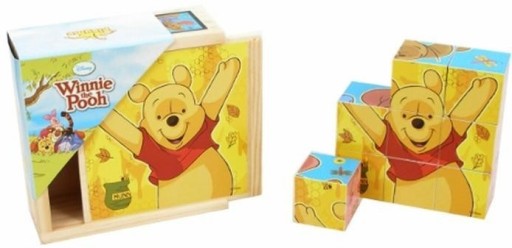 VZDELÁVACIE DREVENÉ BLOKY* DISNEY PUZZZ