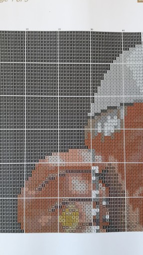 Grafický vzor pre krížikovú výšivku 26x38