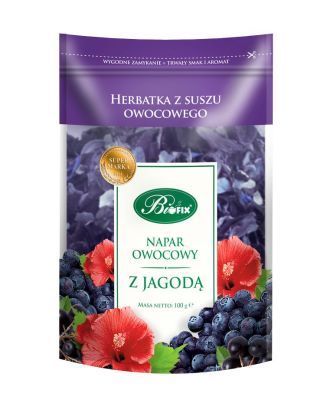 Ovocný nálevový čaj s čučoriedkami od Biofix Sušené ovocie 100g