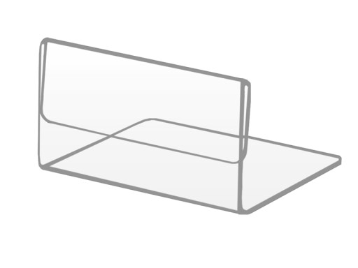 CENNÍK, INFORMÁCIE POPIS CENNÍK 6x3cm PLEXI