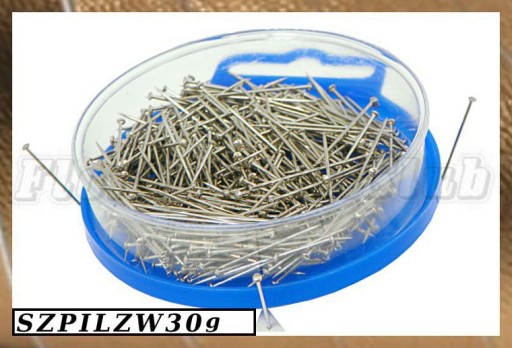 Poľské dlhé špendlíky 26mm/400ks 30gr SZPILZW30G