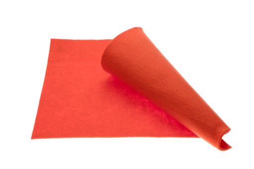 HRUBÝ A MÄKKÝ PLST ORANŽOVÝ 30X45 200g 3mm