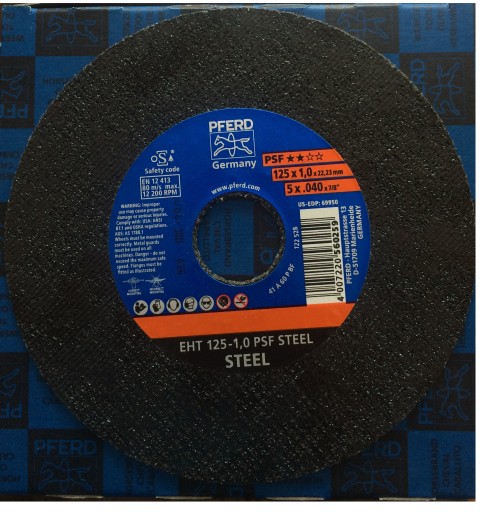PFERD Oceľový rezací kotúč 125/1 mm originál