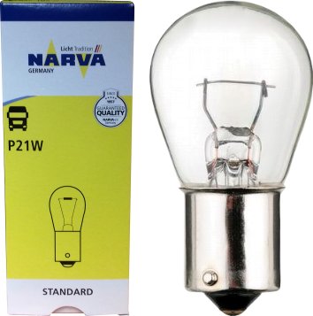 NARVA 24V 21W P21W autožiarovky 10ks 17643
