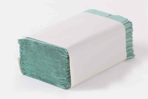 ZZ skladaná papierová utierka DGA Optima, zelený zberový papier, 200 listov