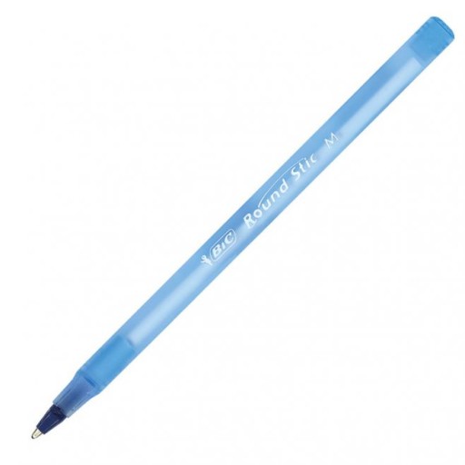 BIC Round Stick modré pero