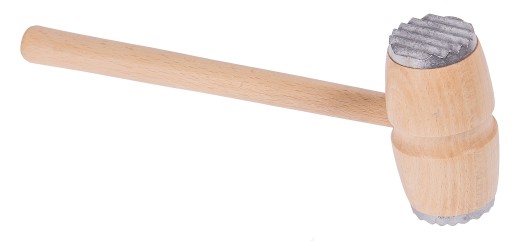 DREVENÉ KLADIVO NA MÄSO PESTLER, OBOJSTRANNÉ KOVANIE