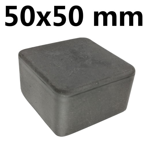 Gumová krytka pre štvorcový profil 50 x 50 mm