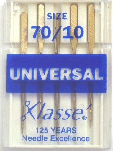 UNIVERZÁLNE STROJOVÉ IHLY veľ 70 -5ks- Klasse