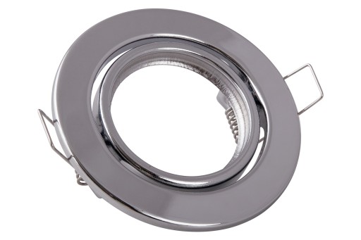 Set Okrúhle chrómové svietidlo GU10 LED 6W