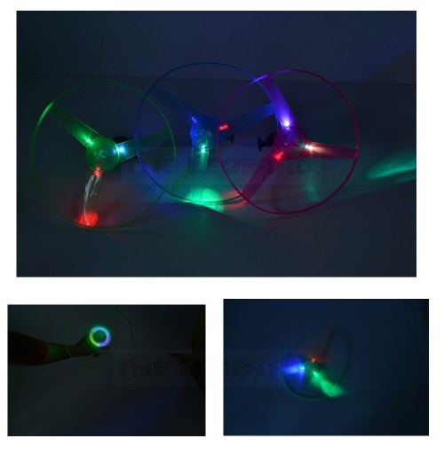 Lietajúci UFO prsteň + LED + odpaľovač HIT LETO