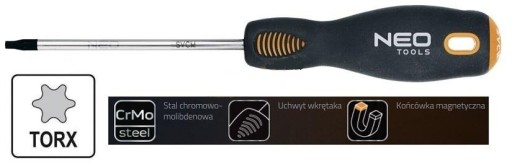 Torx skrutkovač T25 x 100 mm, S2 NEO
