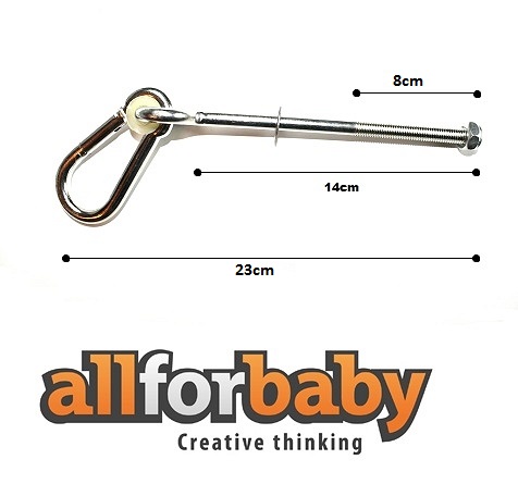 A4B MONTÁŽNY KONEKTOR KRABÍN JEDNODUCHÝ 14 CM