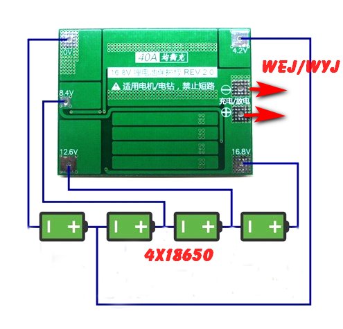 BMS 4S 40A 80A 14,8V LIION NABÍJAČKA, VYVAŽOVAČKA