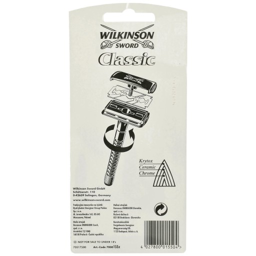 Stroj na žiletky WILKINSON Classic + 5x žiletky