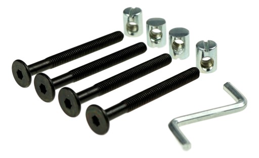 4x T-svorka nábytkové pripojenie M6/40