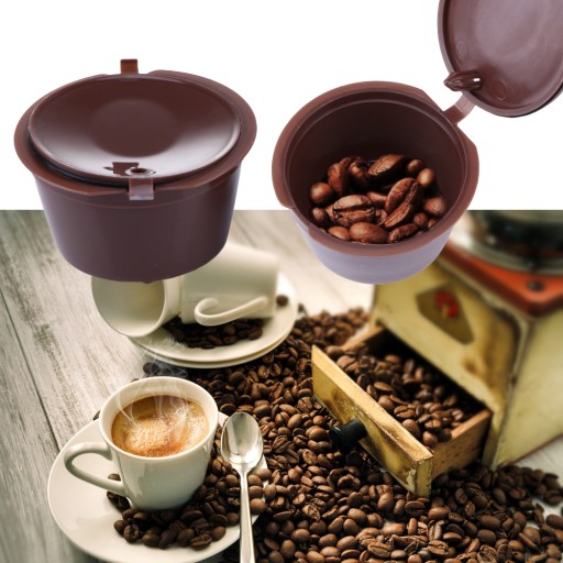 5x DOLCE GUSTO OPÄTOVNE POUŽITEĽNÉ kávové kapsuly