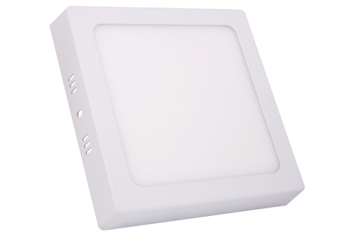 Prisadený LED panel 12W PLAFON štvorcový držiak lampy