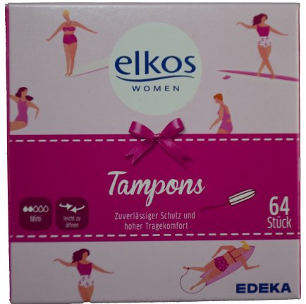 Elkos Mini tampóny veľké balenie 64 ks.