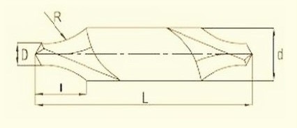 Stredový vrták - Stredový vrták - 2mm vrták